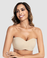 Full Support Non-Slip Convertible Bandeau Bra